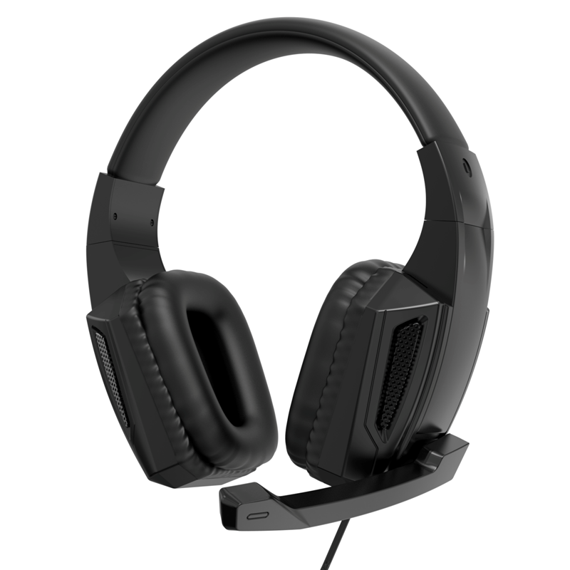 XO GE-01 Immersive Virtual 3D Wired Headphones With AUX Jack - Black My Outlet Store