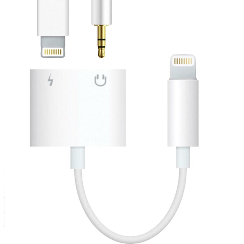 The FX Factory iPhone Lightning & 3.5mm Audio Adapter - White My Outlet Store