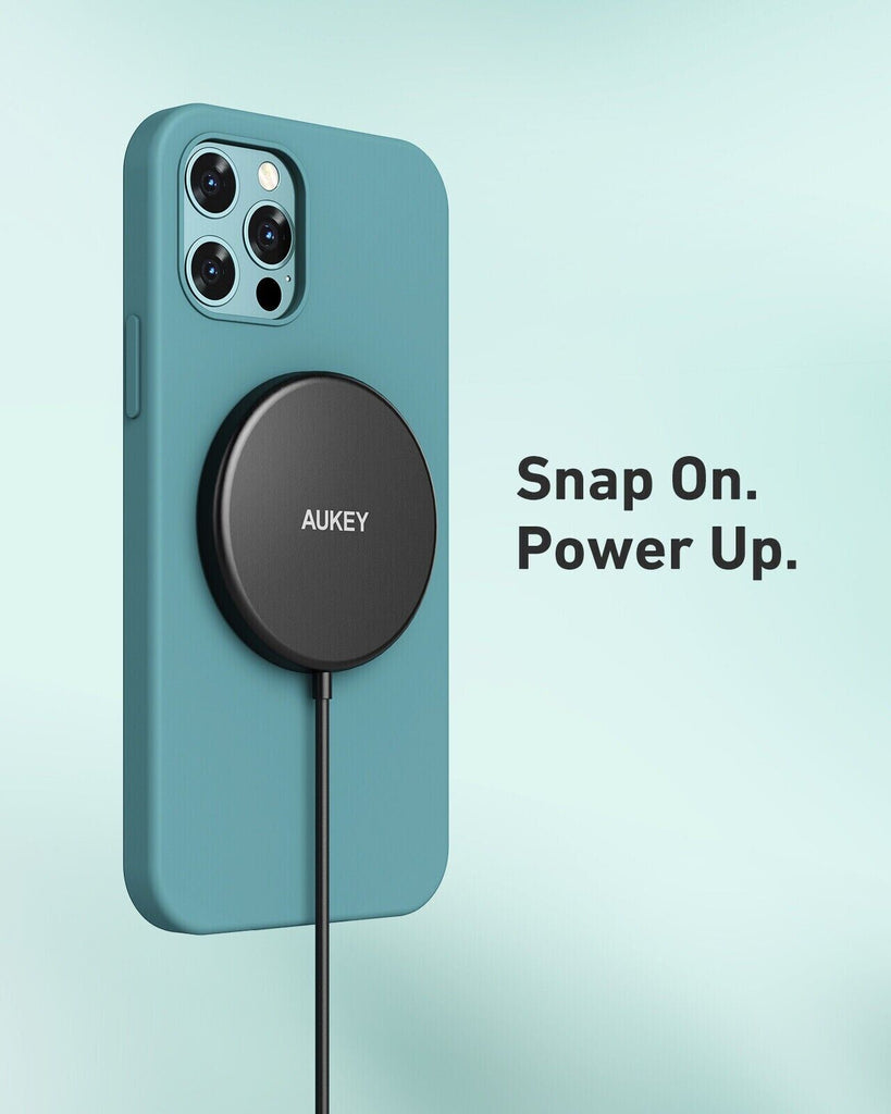 AUKEY LC-A1 Aircore 15W Magnetic Wireless Charger - Black My Outlet Store