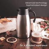 2L Stainless Steel Thermos Flask Jug Bottle Travel Coffee Tea Pot Hot Cold Drink My Outlet Store