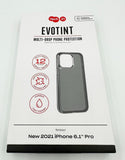 Tech21 iPhone 13 Pro EvoTint Rugged Slim Antimicrobial Back Case - Ash My Outlet Store