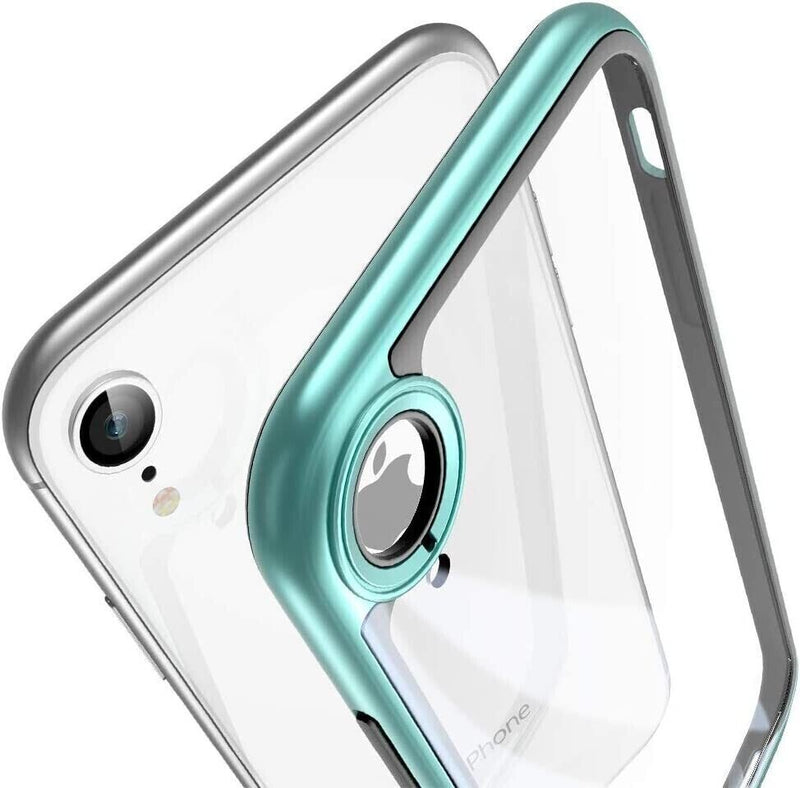 Stylish iPhone XR ESR Heavy Duty Armor Flexible Cushion Bumper Hoop Case Mint My Outlet Store
