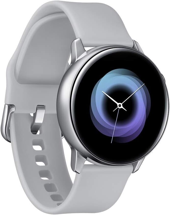 Samsung Galaxy Watch Active (40mm)  SM-R500 SmartWatch Silver RRP £229 My Outlet Store