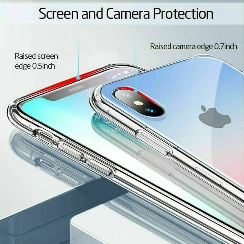 ESR iPhone XR Mimic Stylish Tempered Glass Case Purple/Blue 9H Back Cover Case My Outlet Store