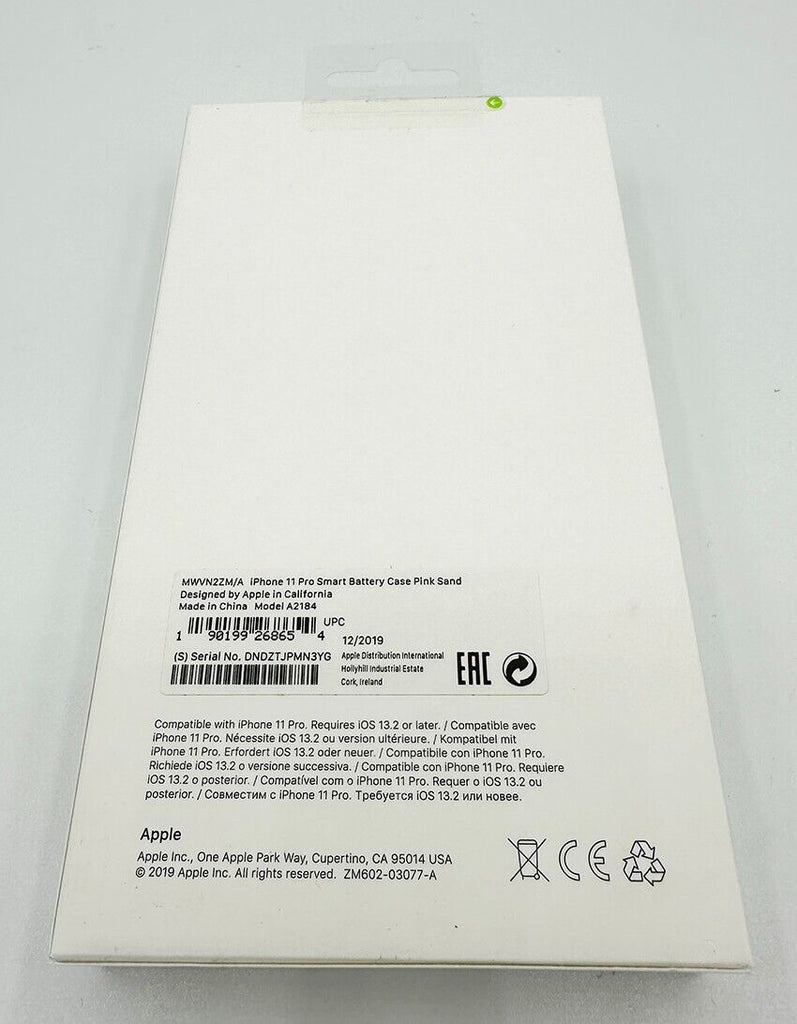 Official Apple Smart Battery Case for iPhone 11 Pro - Pink My Outlet Store