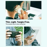 AUKEY LC-A1 Aircore 15W Magnetic Wireless Charger - White My Outlet Store