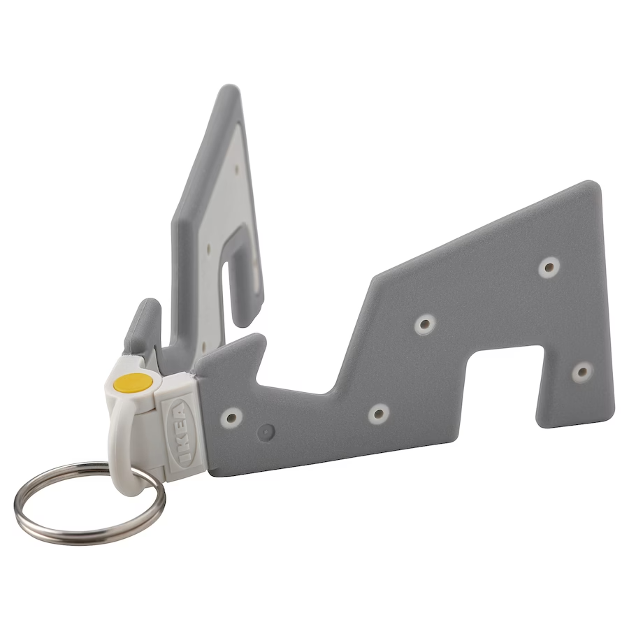 YUPPIENALLE Mobile Phone Holder & Key Ring for iPhone/Samsung Grey My Outlet Store