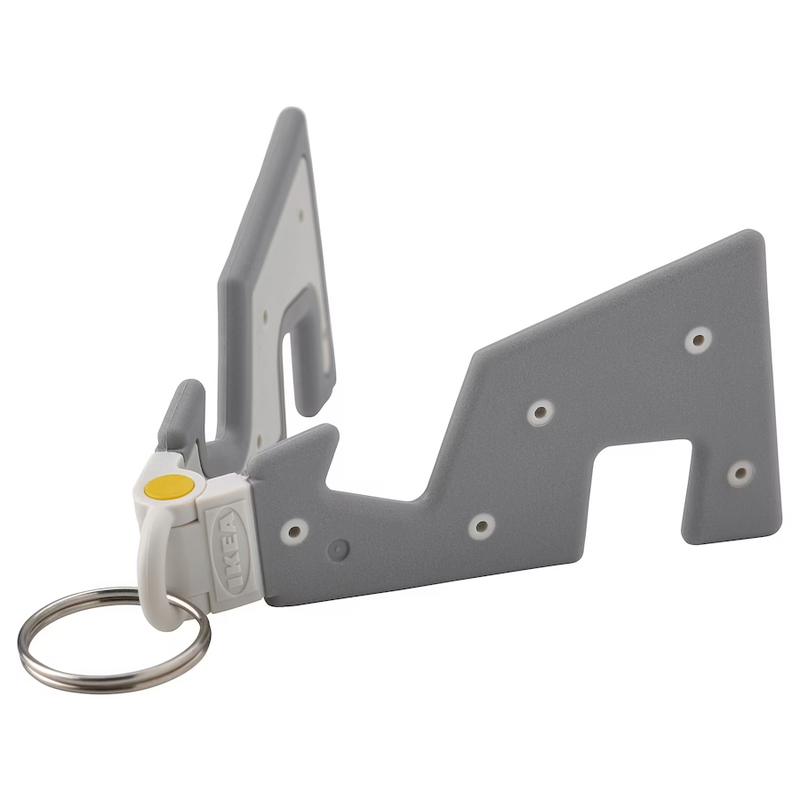YUPPIENALLE Mobile Phone Holder & Key Ring for iPhone/Samsung Grey My Outlet Store