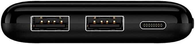 Setty Travel Battery Powerbank 5000mAh 2xUSB Port - Black My Outlet Store