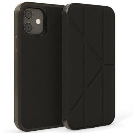 Pipetto iPhone 12 Pro Max Origami Folio Flip Case Black My Outlet Store