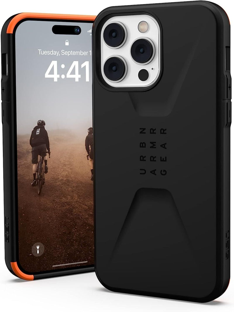 Urban Armor Gear (UAG) Civilian Tough Case for Apple iPhone 14 Pro Max - Black My Outlet Store