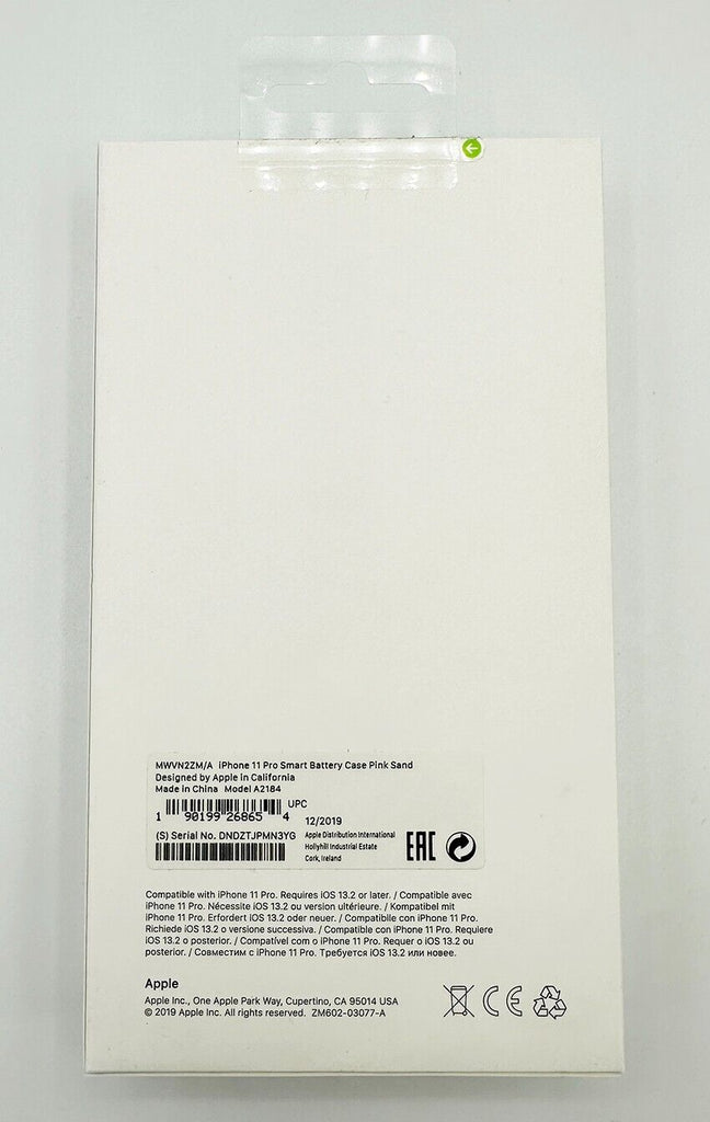 Official Apple Smart Battery Case for iPhone 11 Pro - Pink My Outlet Store
