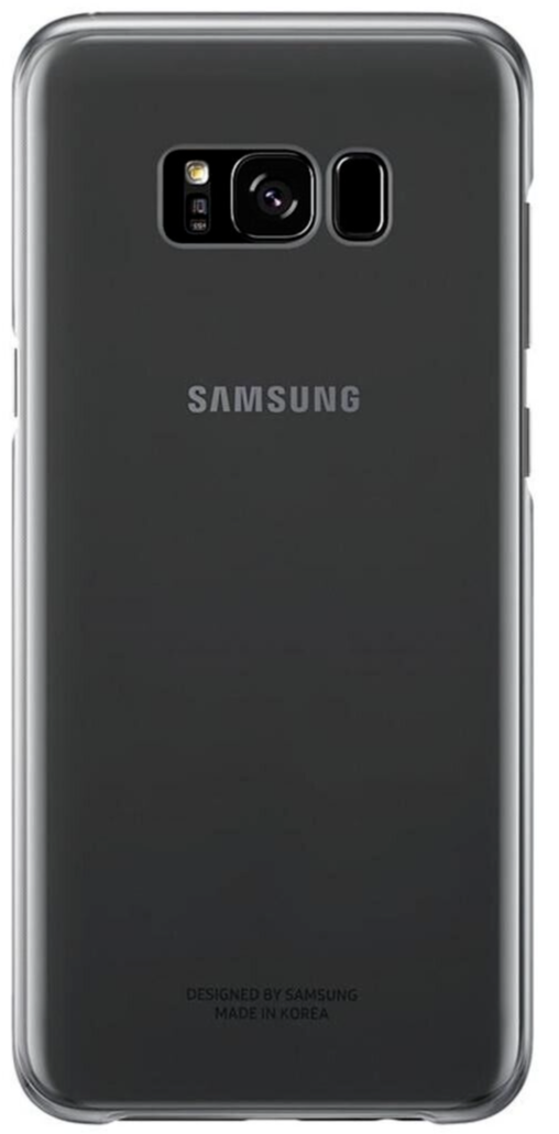 Samsung Transparent Back Case Cover for Galaxy S8 Plus - Black My Outlet Store
