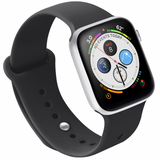 AA Apple Watch Soft-Touch Silicone Band 42/44/45 S/M mm Black My Outlet Store