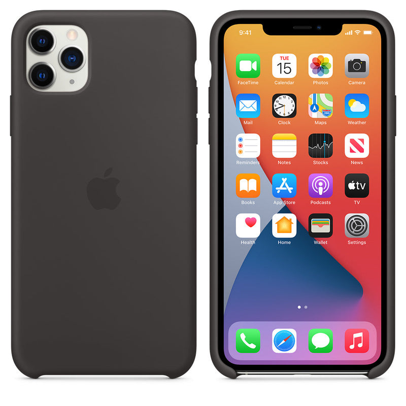 Apple  Silicone Case Cover for iPhone 11 Pro/11 Pro Max - Black My Outlet Store