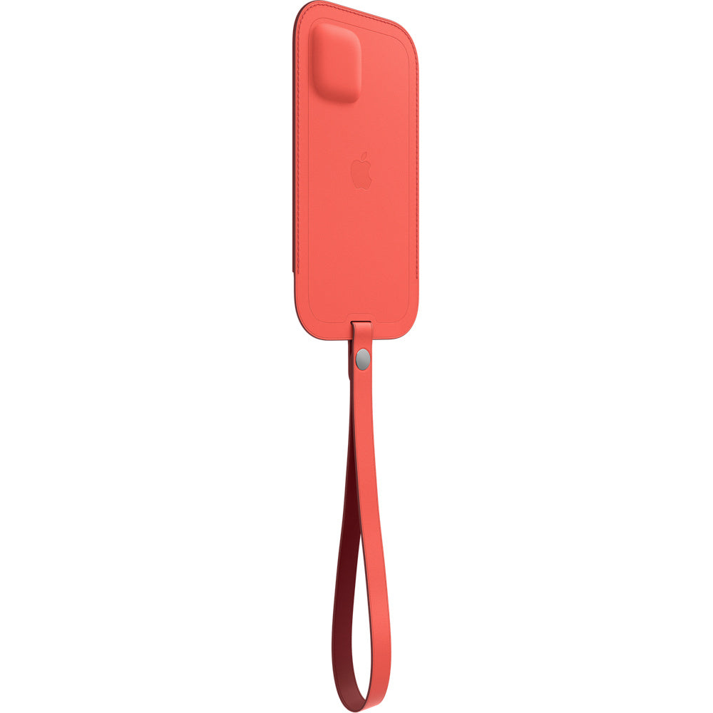 Apple iPhone 12/12 Mini/Pro/Pro Max Leather Sleeve with MagSafe - Pink Citrus My Outlet Store