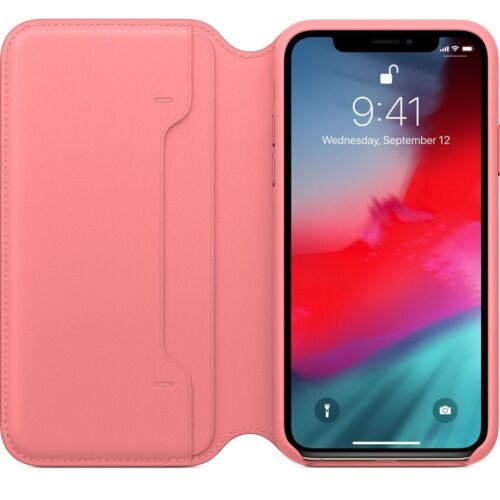 Iphone Xs Max Product Red Leather Case Patina Genuine Leather Case