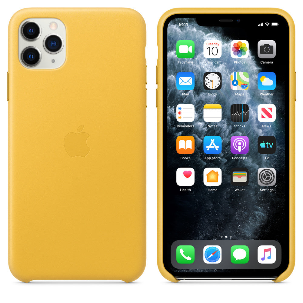 Authentic Apple Leather Case Snap On Cover For iPhone 11 Pro Max My Outlet Store