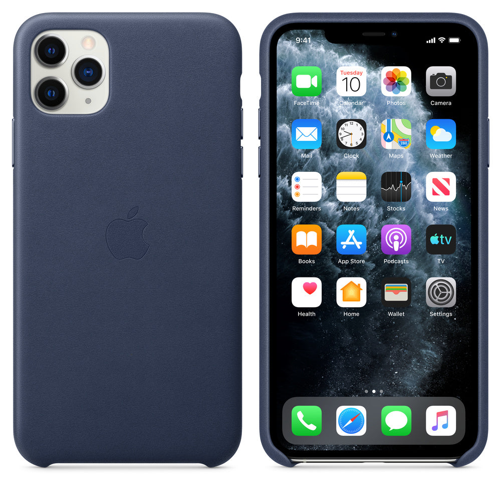 Authentic Apple Leather Case Snap On Cover For iPhone 11 Pro Max My Outlet Store