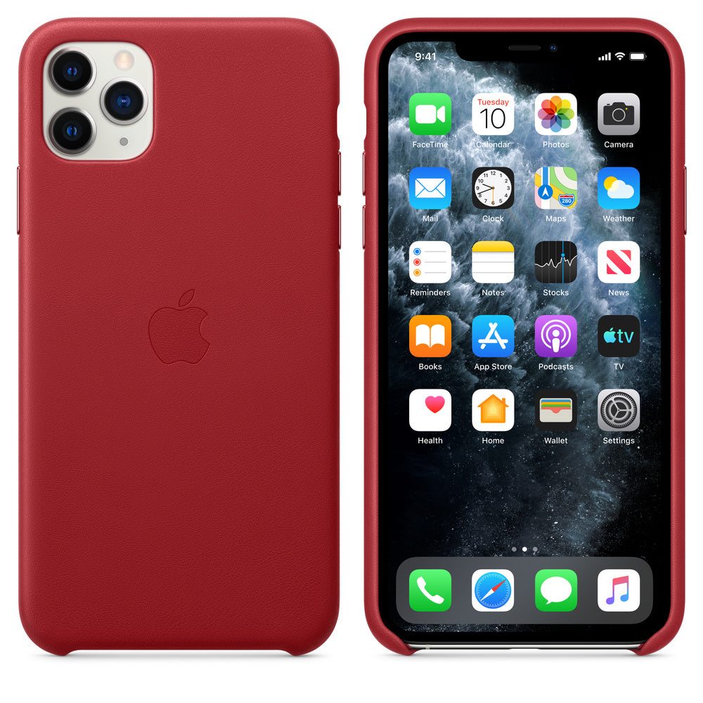 Authentic Apple Leather Case Snap On Cover For iPhone 11 Pro Max My Outlet Store