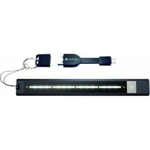 CasePower 14200 mAh Quick Charge Powerbank with ClickToGo Micro USB Cable - Blue My Outlet Store