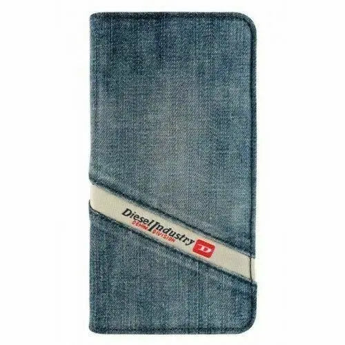Diesel Apple iPhone SE/5/5s Stylish Denim Booklet Case Cover Indigo Diesel
