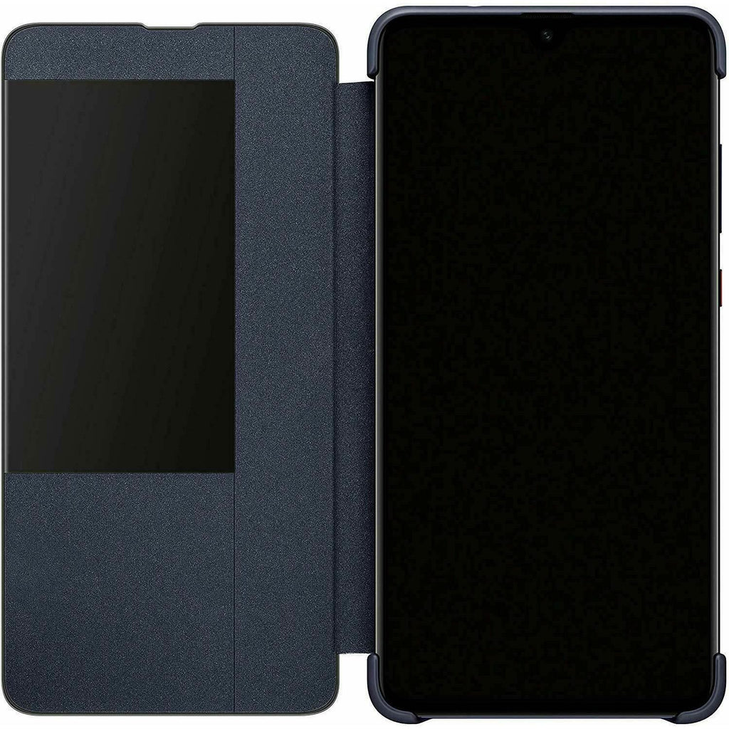 Huawei Mate 20 Protective Ultra Slim Smart View Flip Case Cover - Dark Blue My Outlet Store