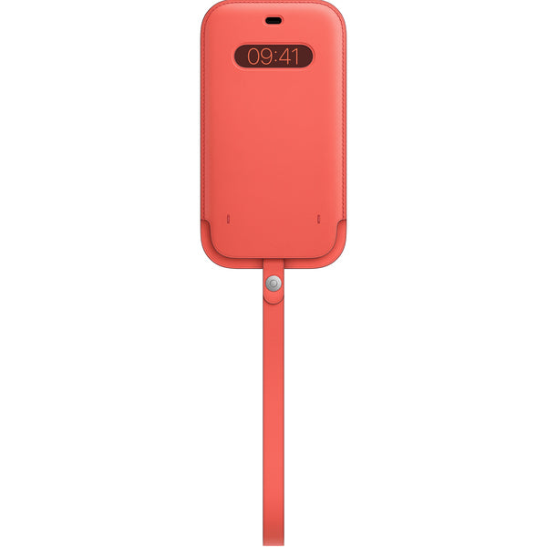 iPhone 12 Pro Max Leather Sleeve with MagSafe - Pink Citrus My Outlet Store