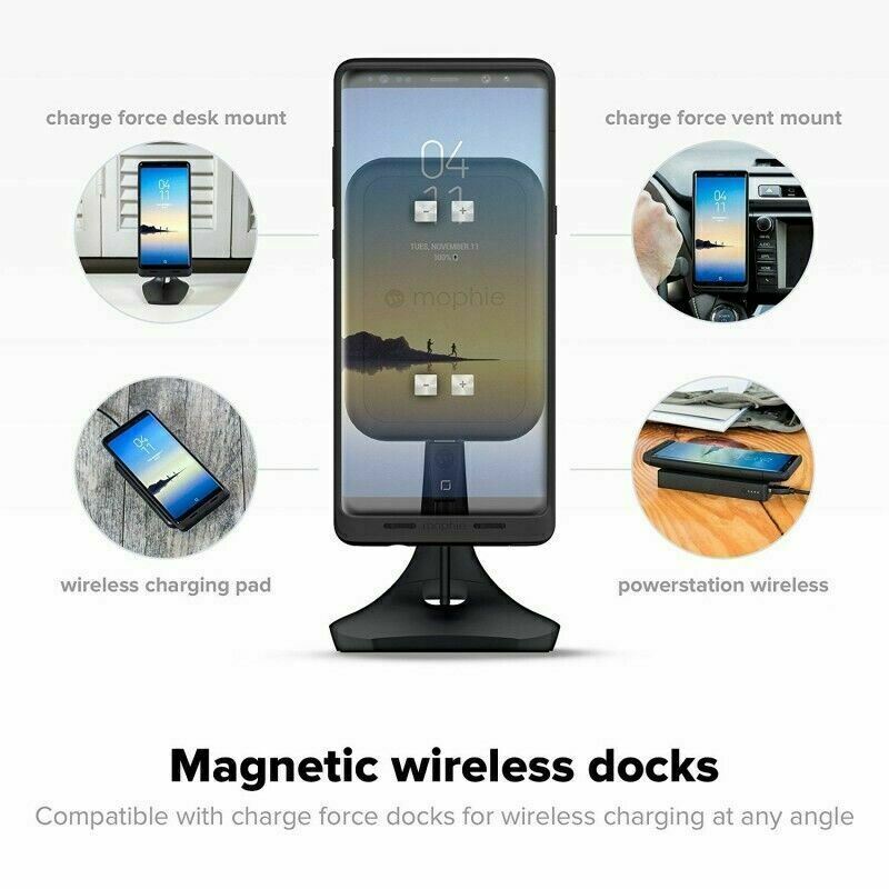 Mophie Juice Pack Slim Wireless Charging Battery Case Black For Samsung Note8 My Outlet Store