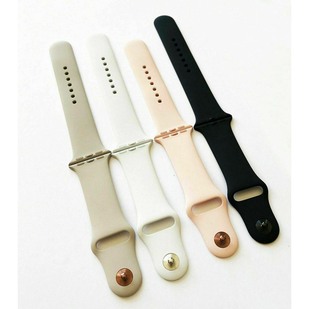 Official Original Apple Watch Sport Band Strap Replacement Soft Silicone S/M-M/L My Outlet Store