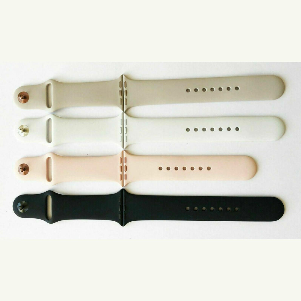 Official Original Apple Watch Sport Band Strap Replacement Soft Silicone S/M-M/L My Outlet Store