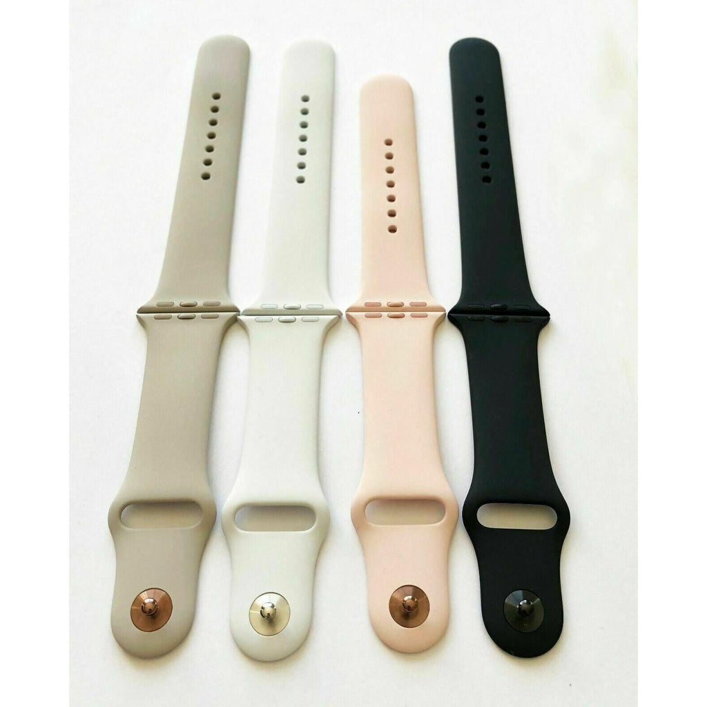 Official Original Apple Watch Sport Band Strap Replacement Soft Silicone S/M-M/L My Outlet Store