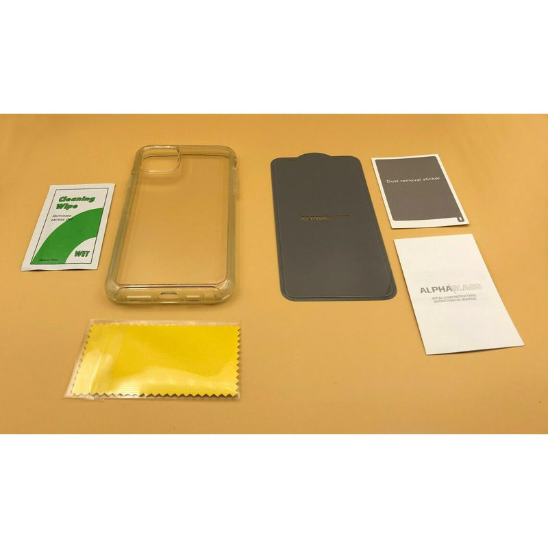 Otterbox Symmetry Clear Phone Case + Alpha Glass Protector iPhone 11 Pro/Pro Max My Outlet Store