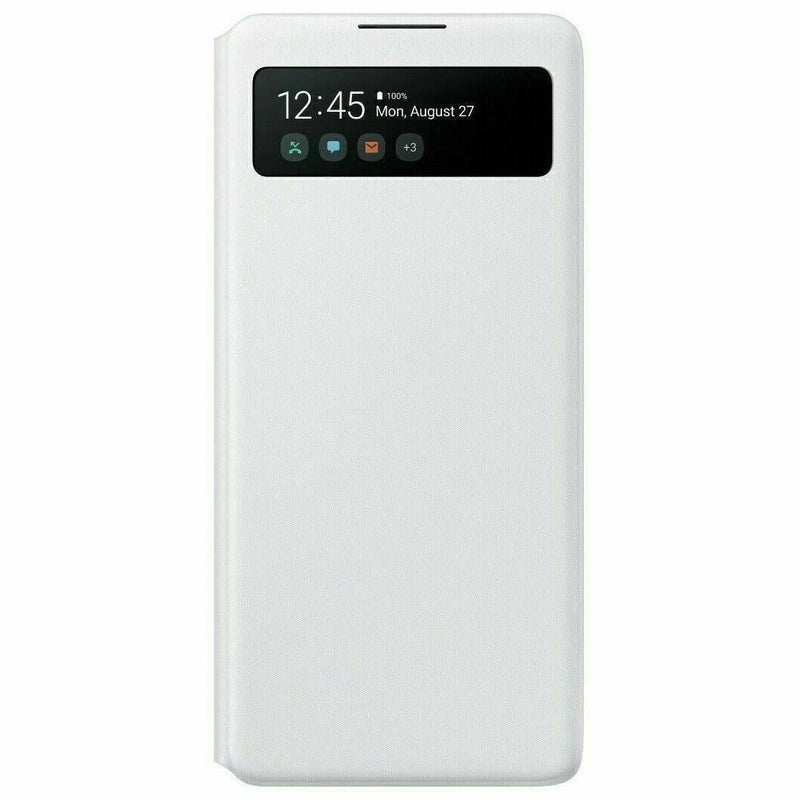Samsung Galaxy S10 Lite S View Wallet Cover Case - White My Outlet Store