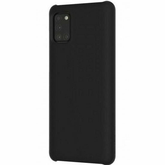 Samsung Galaxy A31 Premium Soft Touch Finish Hard Case - Black My Outlet Store