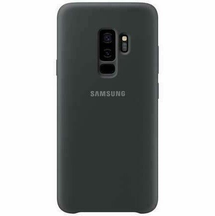 Samsung Galaxy S9+ Silky Soft Touch Stylish Silicone Smooth Cover Case - Black My Outlet Store