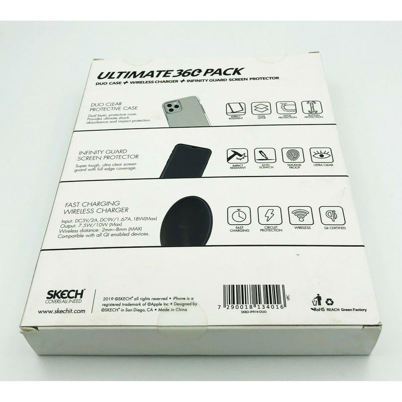 Skech iPhone 11 Pro Ultimate 360 Pack Case+Screen Protector+Wireless Charger My Outlet Store