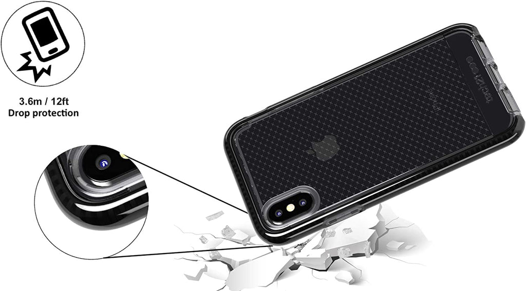 Tech21 Evo Check Strong Tough Drop Protection Case Cover for Apple iPhone X/Xs My Outlet Store
