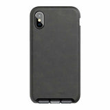 Tech21 Evo Luxe Faux Leather Slim Profile Case Cover for iPhone X/Xs - Black My Outlet Store
