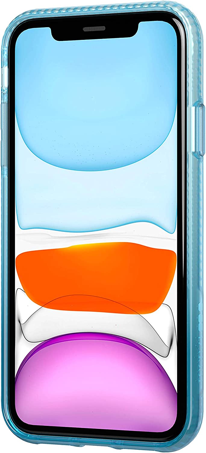 Tech21 Pure Ombre Hardshell Tough Thin Case Cover for iPhone 11 Peppermint Blue My Outlet Store