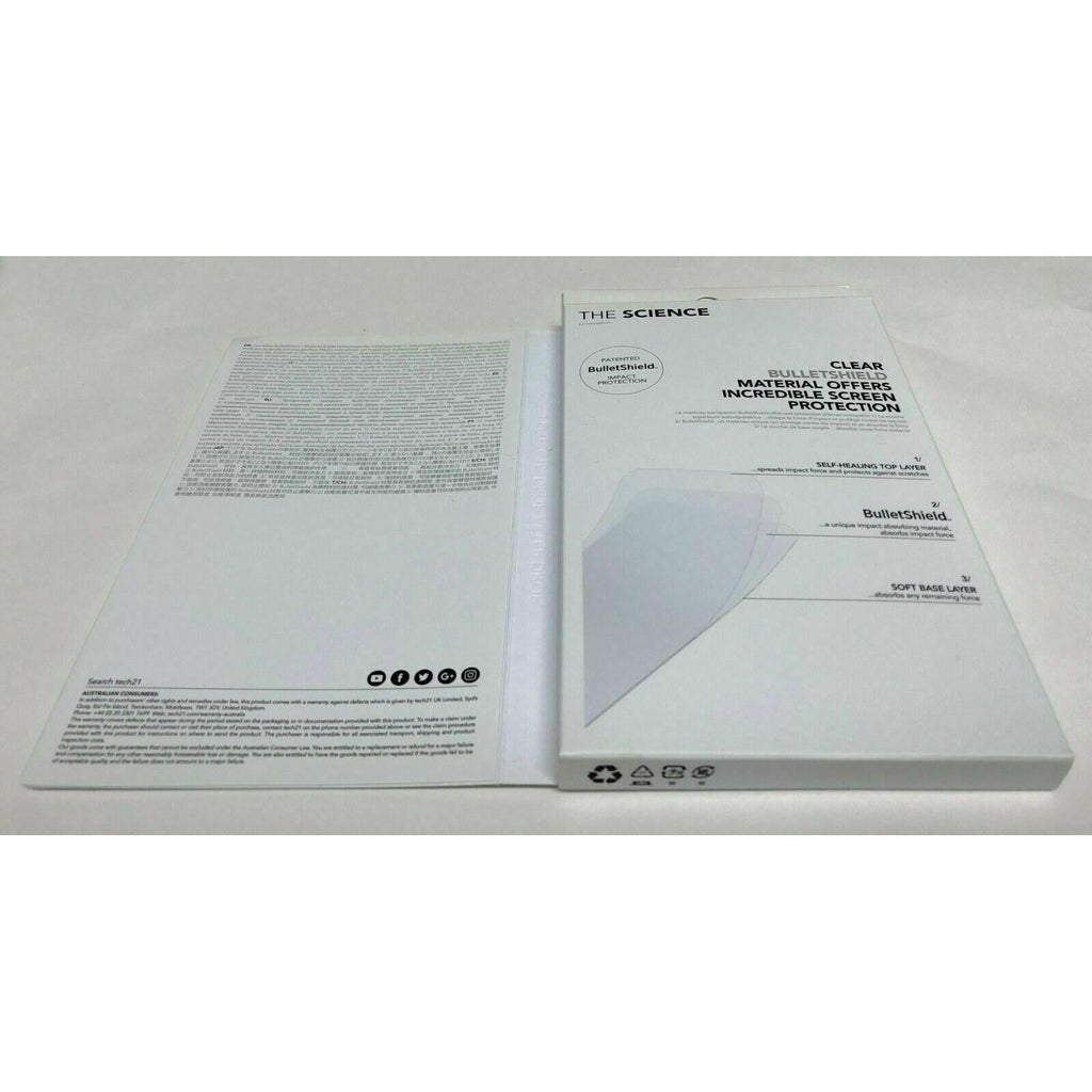 Tech21 Impact Easy Fit Shield SelfHeal Screen Protector for iPhone X/Xs/7/8/Plus My Outlet Store