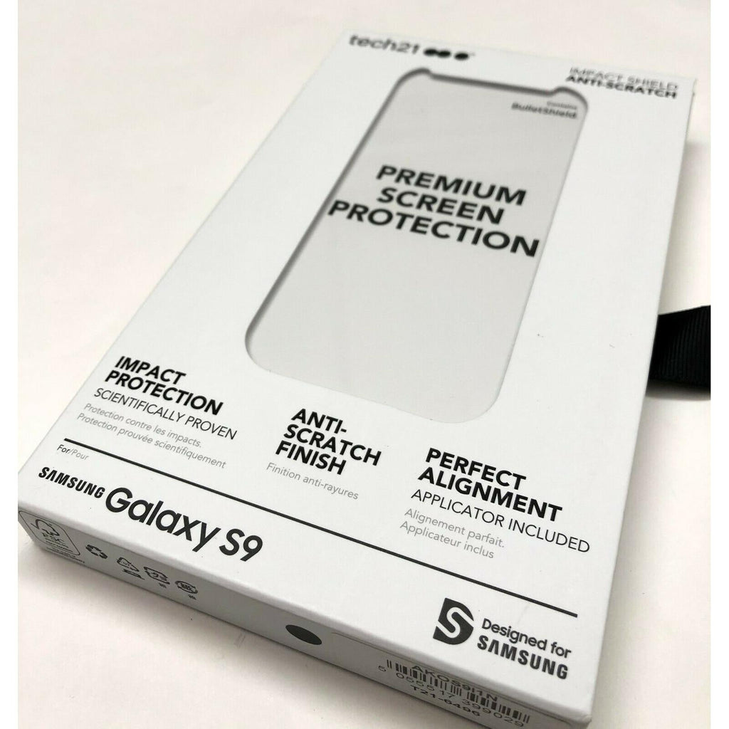 Tech21 Impact Shield BulletShield Screen Protector for Samsung Galaxy S9 / Note9 My Outlet Store