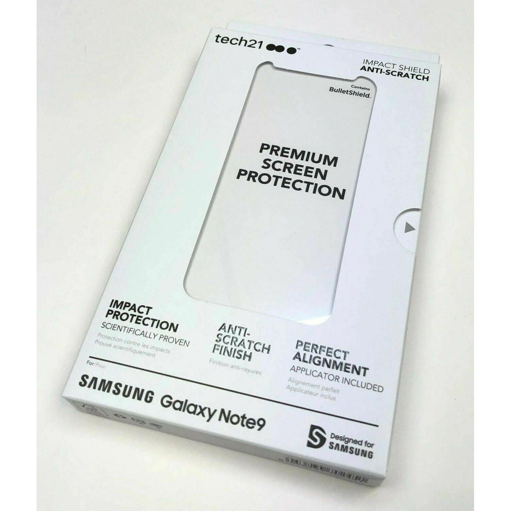 Tech21 Impact Shield BulletShield Screen Protector for Samsung Galaxy S9 / Note9 My Outlet Store