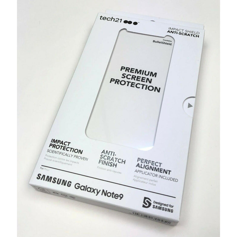 Tech21 Impact Shield BulletShield Screen Protector for Samsung Galaxy S9 / Note9 My Outlet Store
