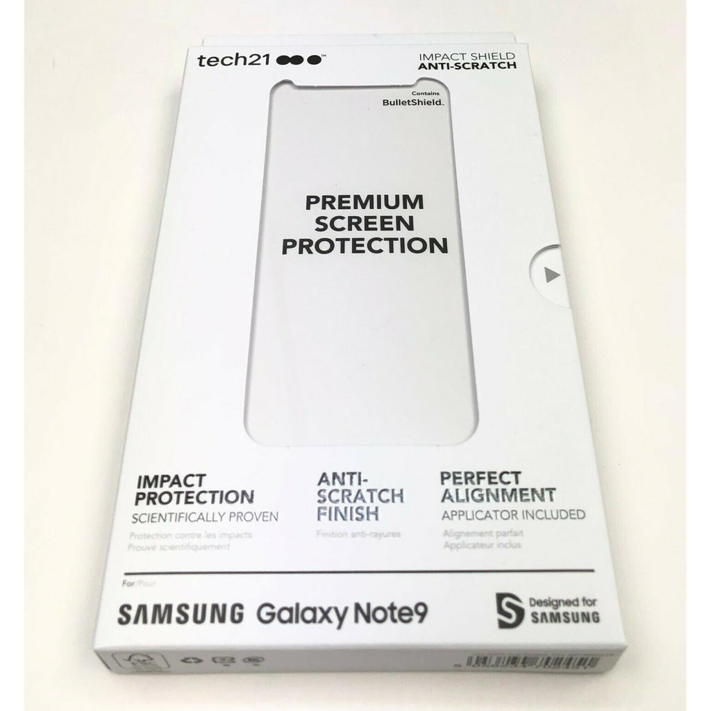 Tech21 Impact Shield BulletShield Screen Protector for Samsung Galaxy S9 / Note9 My Outlet Store