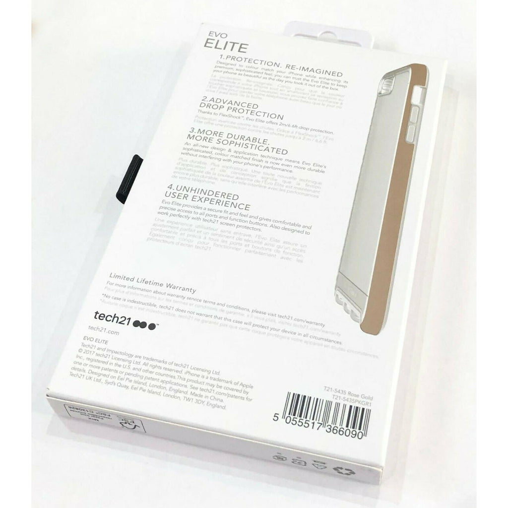 Tech21 iPhone 8 Plus/7 Plus Elite Shock Proof Case Cover Silver/Black/Rose Gold My Outlet Store