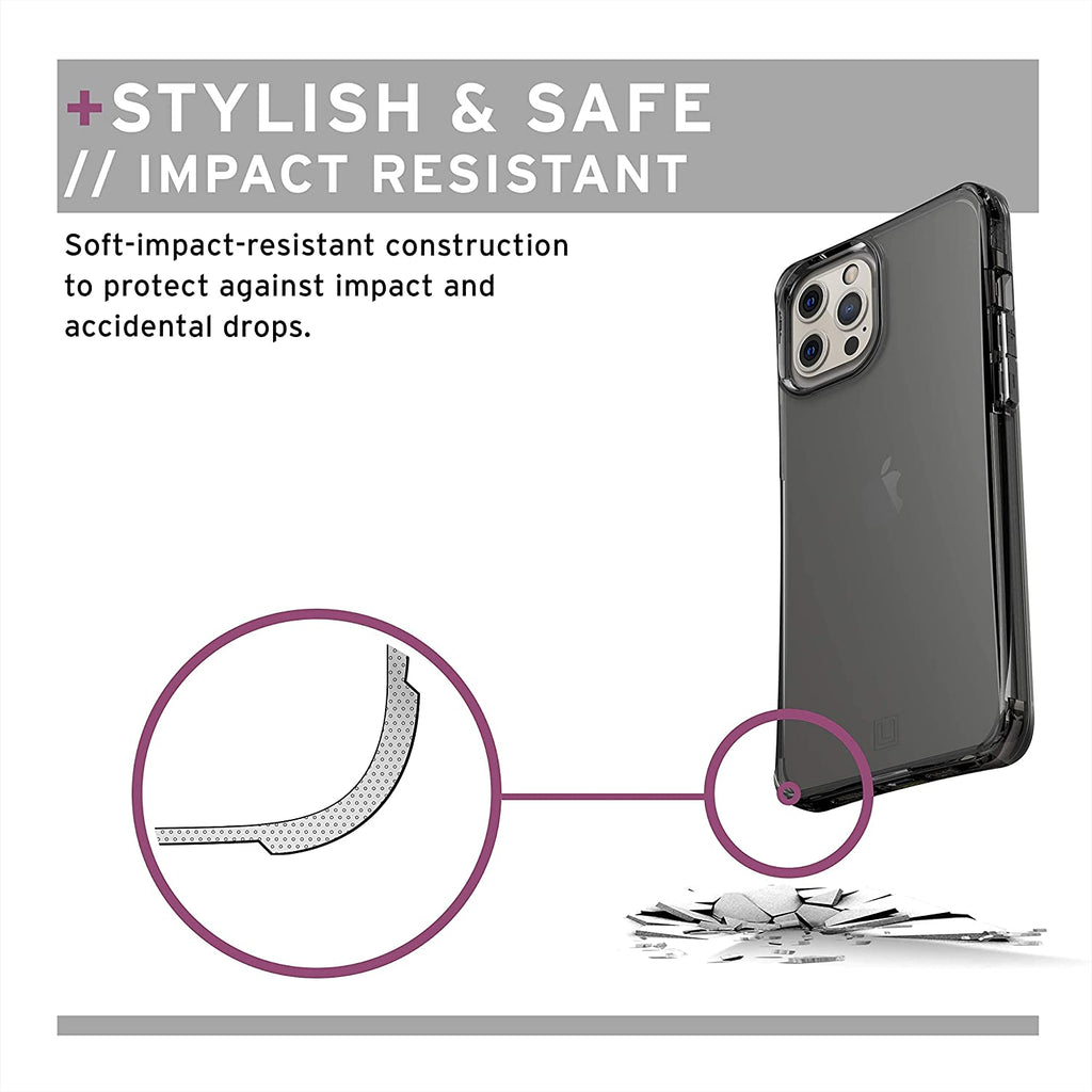 UAG Mouve Tough Strong Case Cover for Apple iPhone 12 Pro Max Case - Ash My Outlet Store