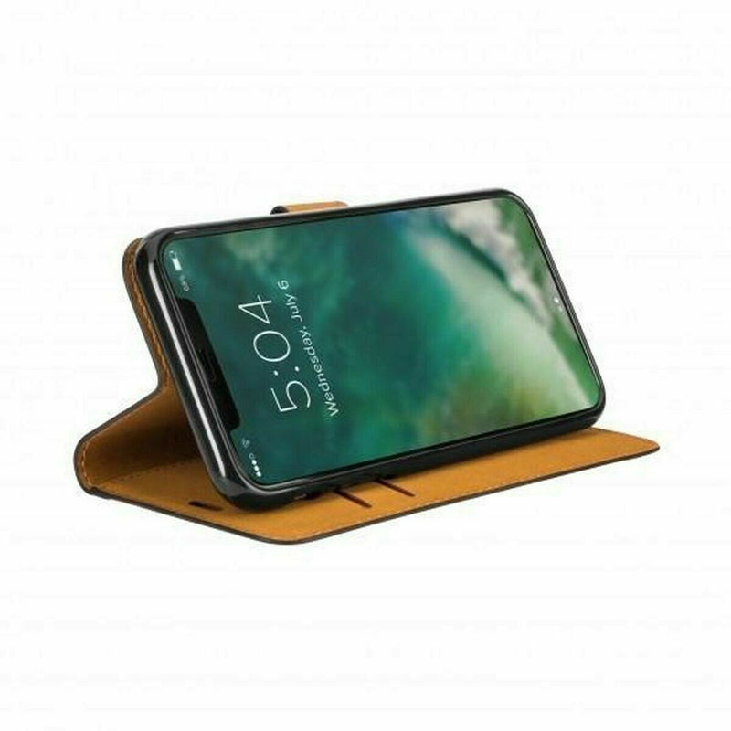 XQISIT 360 Slim Wallet Selection Protective Stand Case for iPhone XR 6.1" Black My Outlet Store