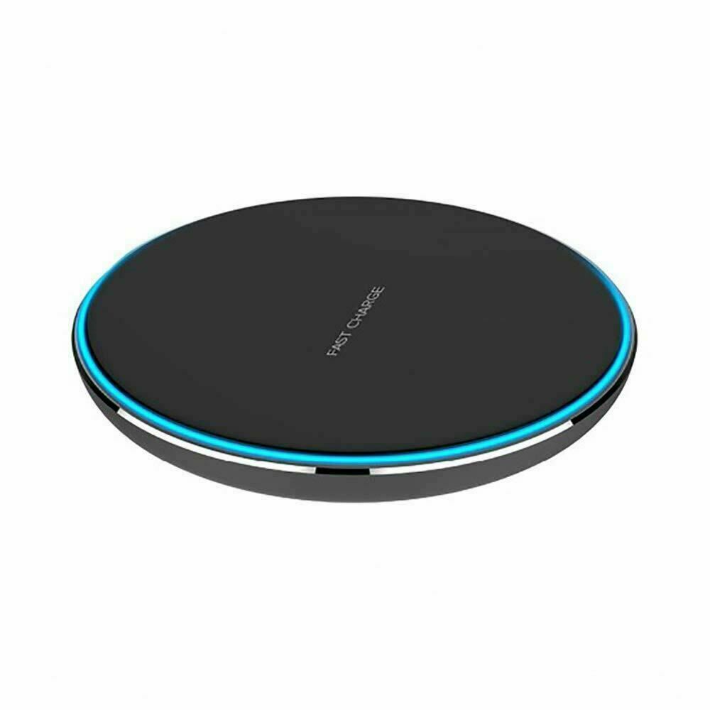 Xqisit 10w Ultra Slim Fast Wireless Charging Station Pad - Black My Outlet Store
