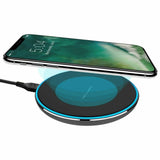 Xqisit 10w Ultra Slim Fast Wireless Charging Station Pad - Black My Outlet Store